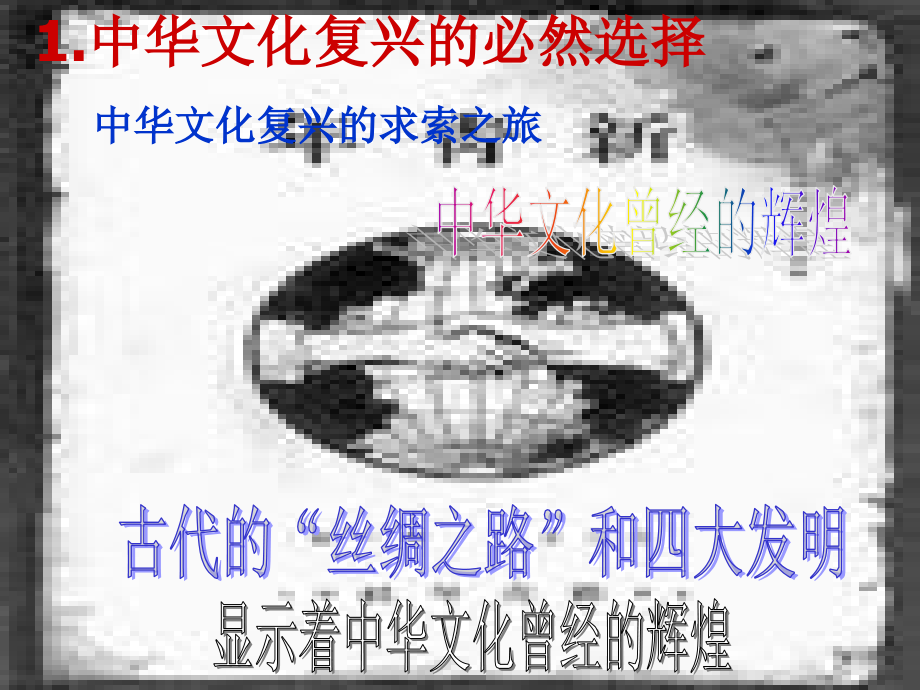 政治：《走中国特色社会主义文化发展道路》课件(新人教版必修3).ppt_第2页