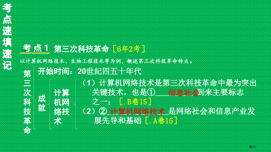 中考历史复习中考主题研究模块六世界现代史主题七现代科学技术与文化省公开课一等奖百校联赛赛课微课获奖P.pptx_第2页