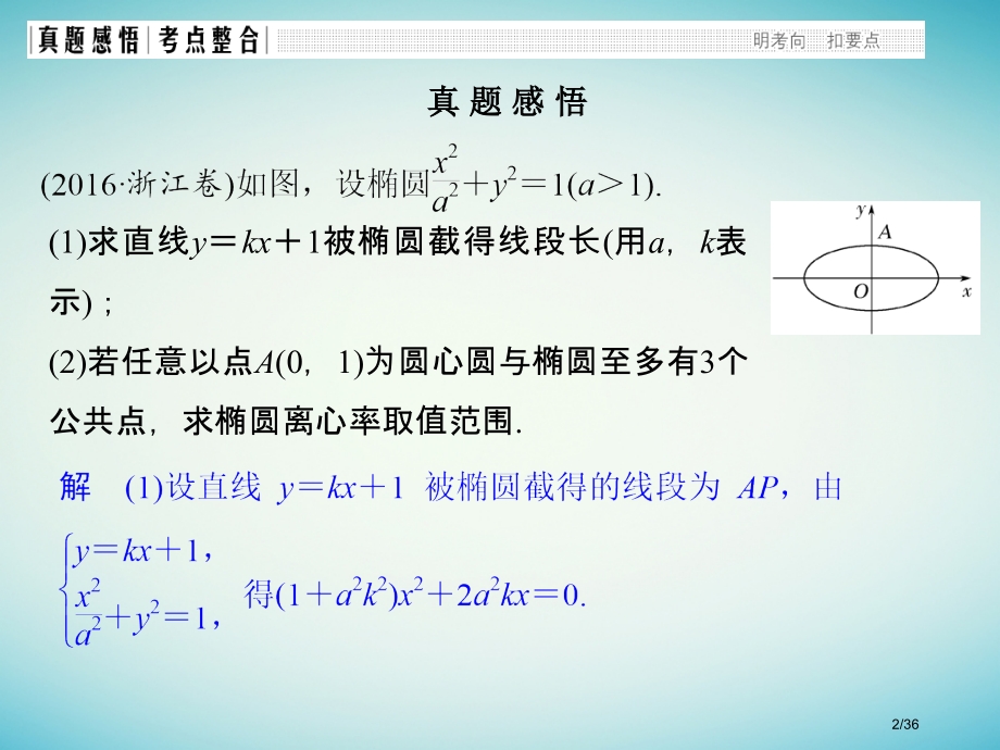 高考数学复习专题五解析几何第2讲直线与圆锥曲线的位置关系市赛课公开课一等奖省名师优质课获奖PPT课件.pptx_第2页