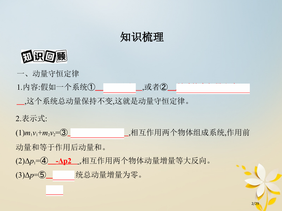 高考物理复习第七章动量第2讲动量守恒定律市赛课公开课一等奖省名师优质课获奖PPT课件.pptx_第2页