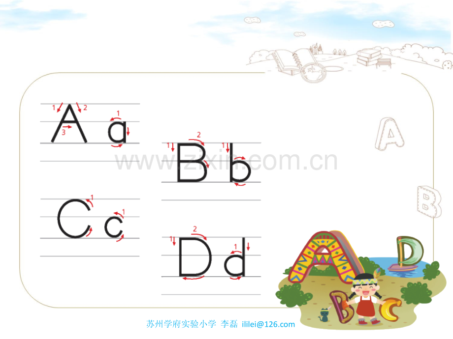 译林版小学英语3A字母课件.ppt_第1页