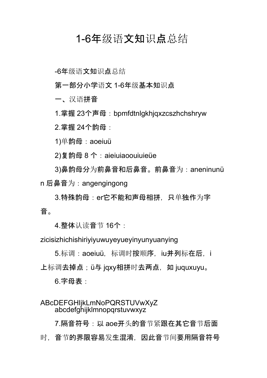 -6年级语文知识点总结85.pptx_第1页