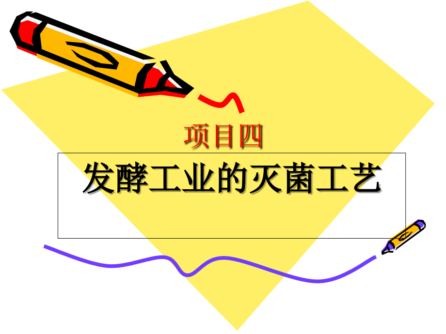 项目4发酵工业的灭菌工艺.ppt_第1页