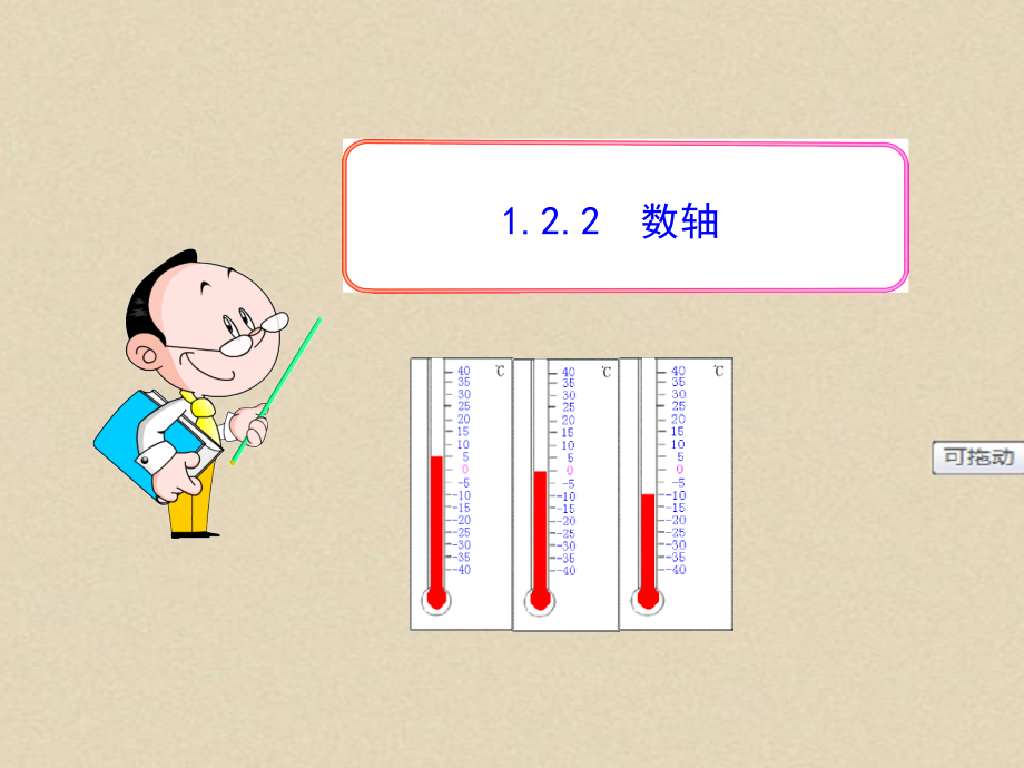 七年级初一数学上册PPT课件：1.2.2--数轴.ppt_第1页