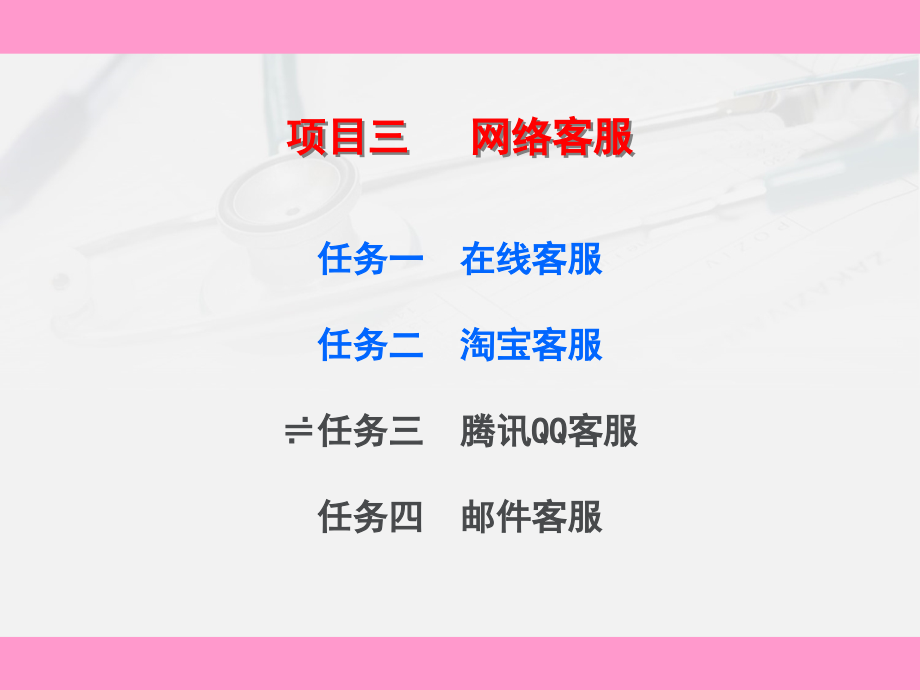 项目三网络客服.ppt_第1页