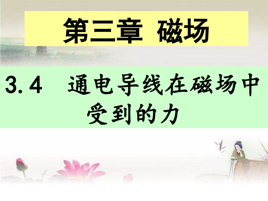 高中物理安培力.ppt_第1页