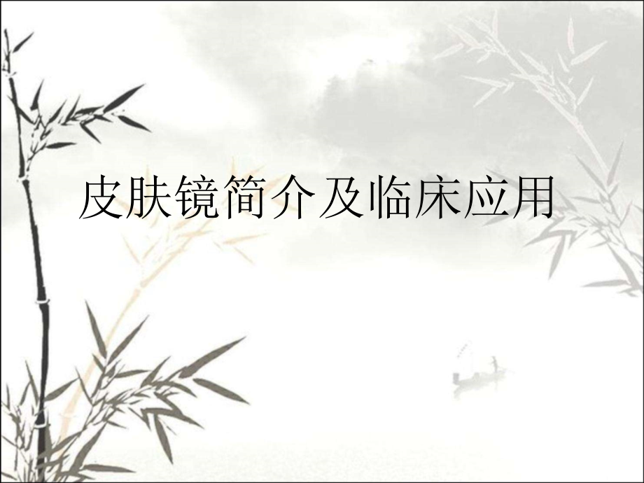 皮肤镜的临床应用.ppt_第1页