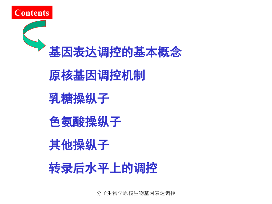 分子生物学原核生物基因表达调控.ppt_第2页