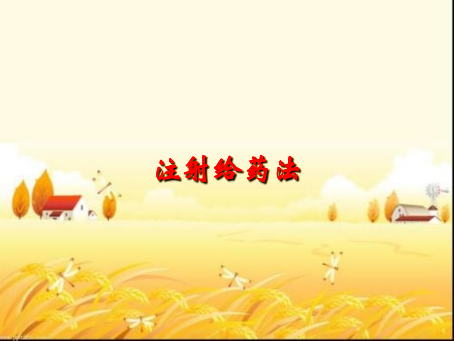 注射给药法.ppt_第1页