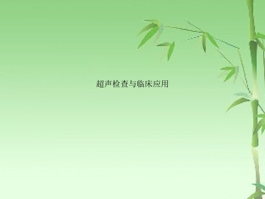 超声检查与临床应用.ppt_第1页