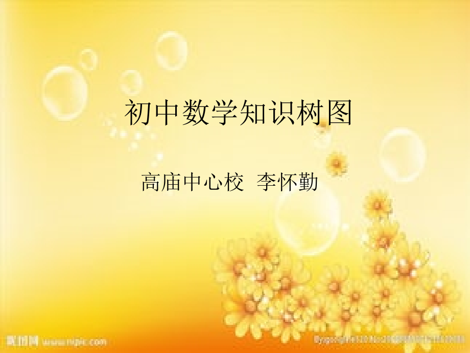 初中数学知识树图.ppt_第1页