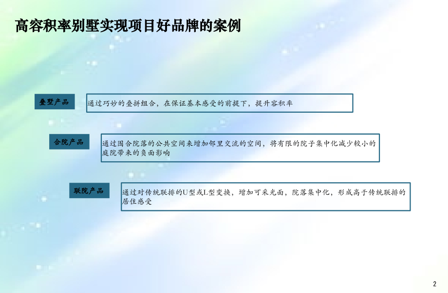 高容积率别墅创新案例研究.ppt_第2页