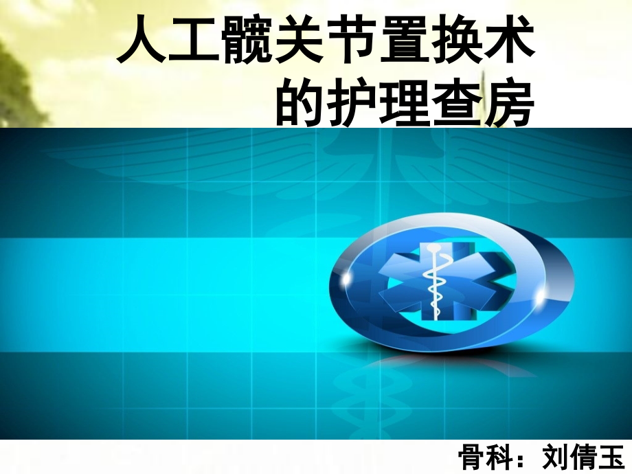 人工髋关节置换护理查房ppt.ppt_第1页