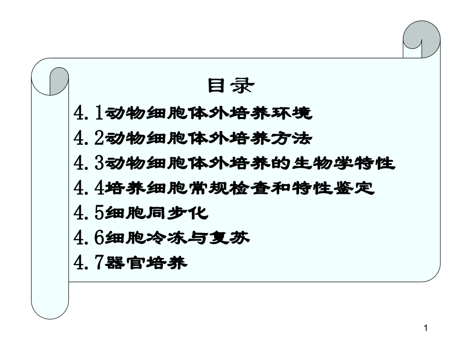 第四章动物组织细胞培养.ppt_第1页