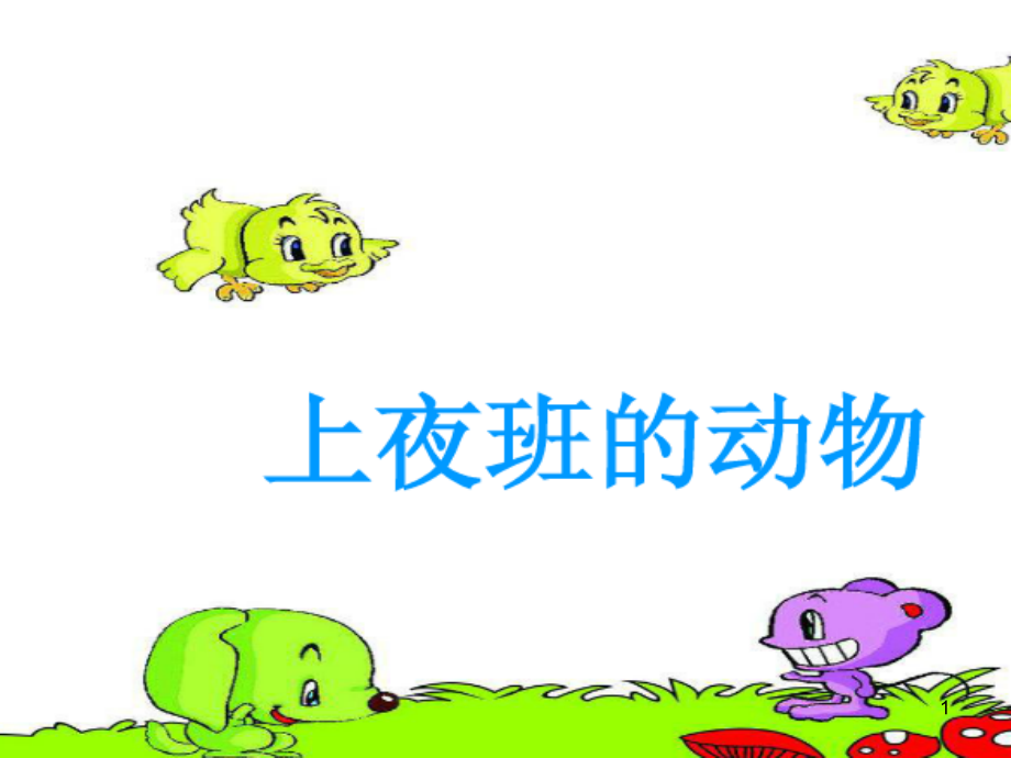 上夜班的动物.ppt_第1页