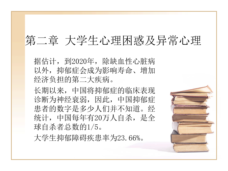 第二章大学生心理困惑及异常心理.ppt_第1页