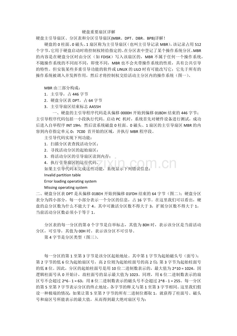 硬盘重要扇区详解.docx_第1页