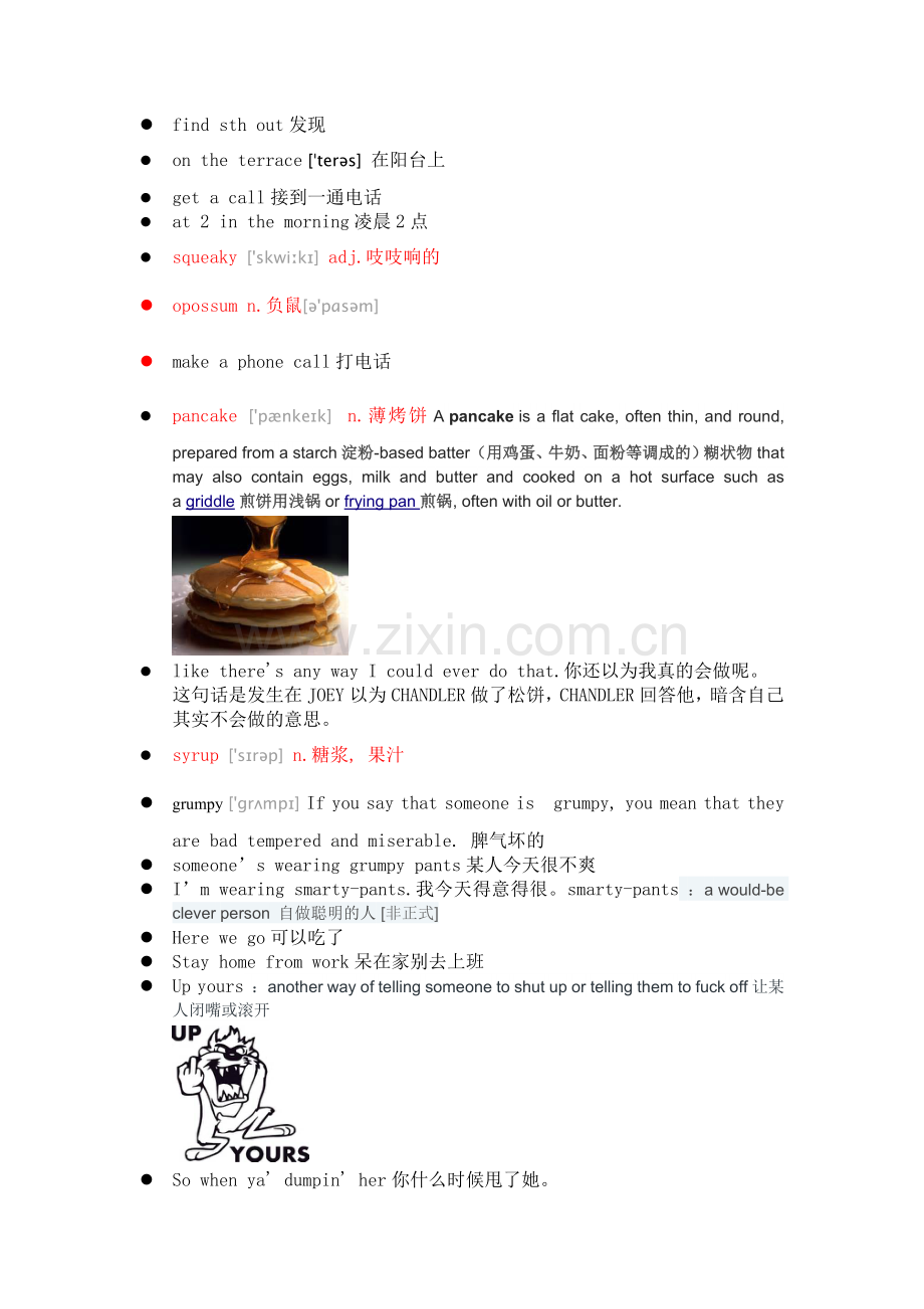 Friends(老友记)详细笔记【301】The One With the Princess Leia Fantasy.docx_第2页