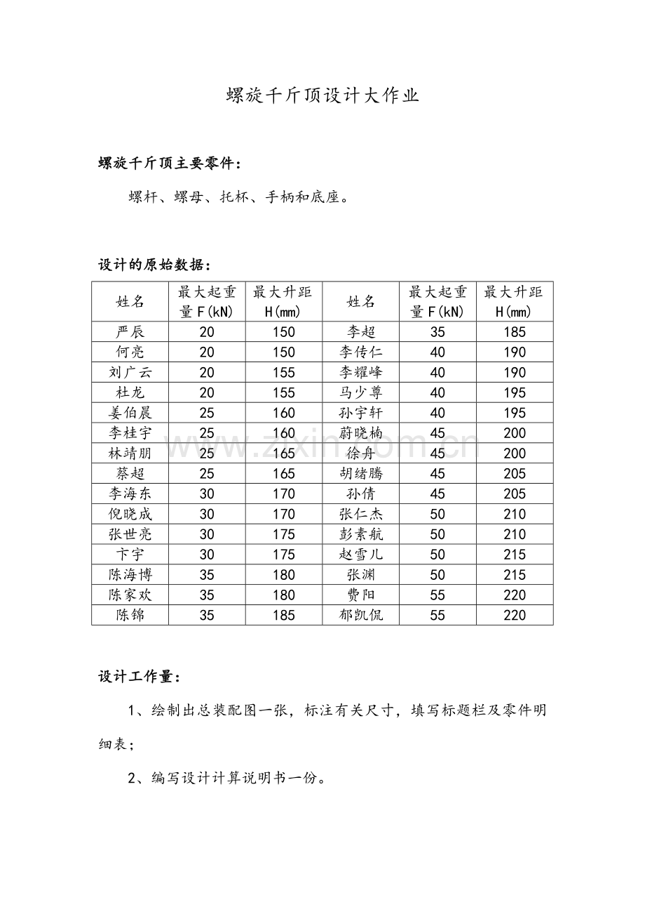 螺旋千斤顶设计大作业.doc_第1页