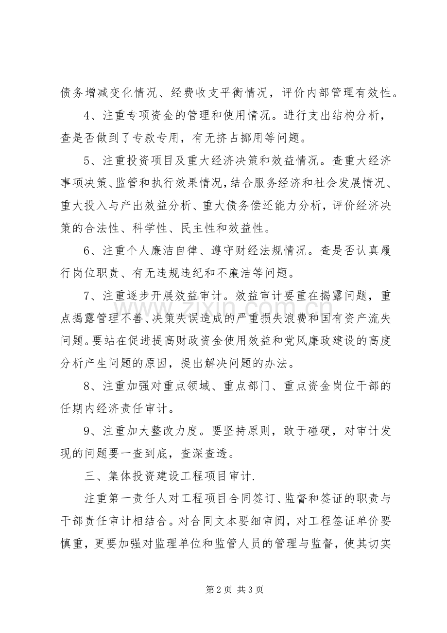 关于深化干部经济责任审计的工作要点.docx_第2页
