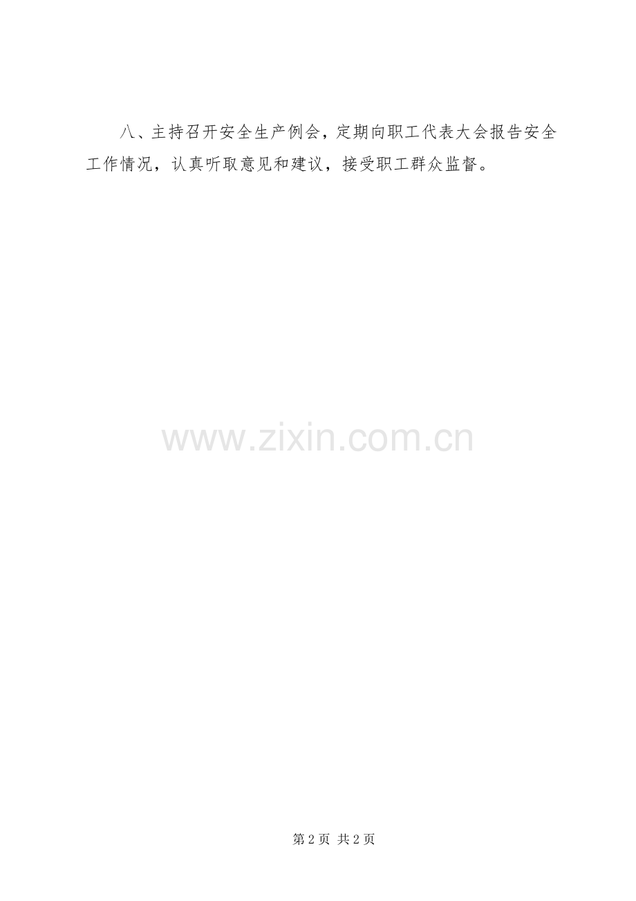 企业主要负责人安全生产责任制.docx_第2页