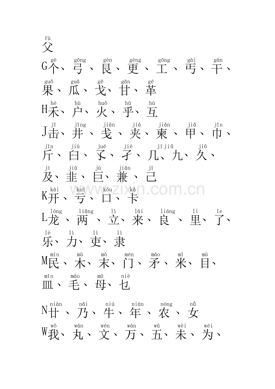 独体字大全(带注音).doc_第2页