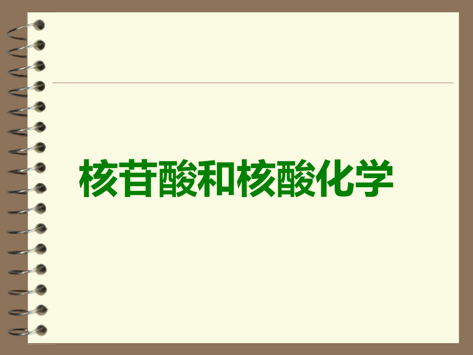 核苷酸和核酸化学.ppt_第1页
