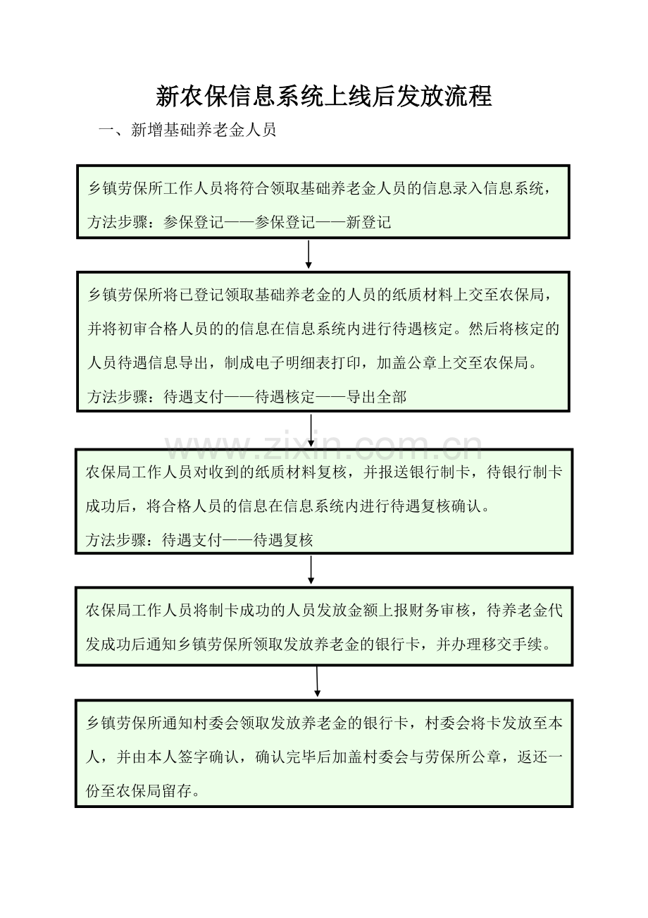 新型农村社会养老保险信息系统发放流程.docx_第1页