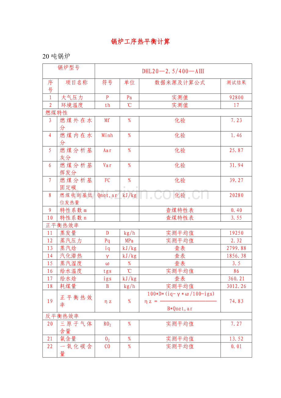 锅炉工序热平衡计算.doc_第1页