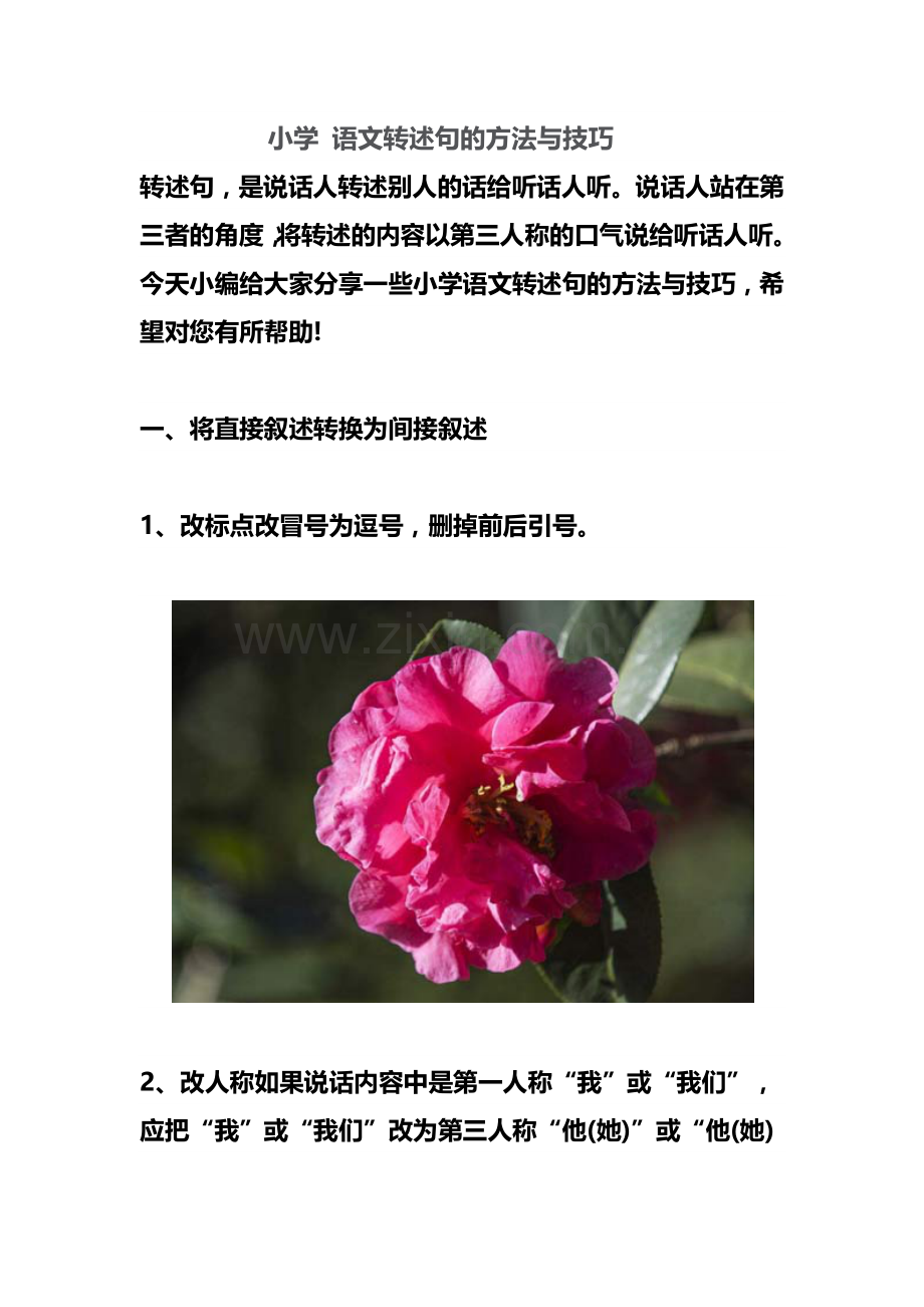 小学语文转述句的方法与技巧.docx_第1页