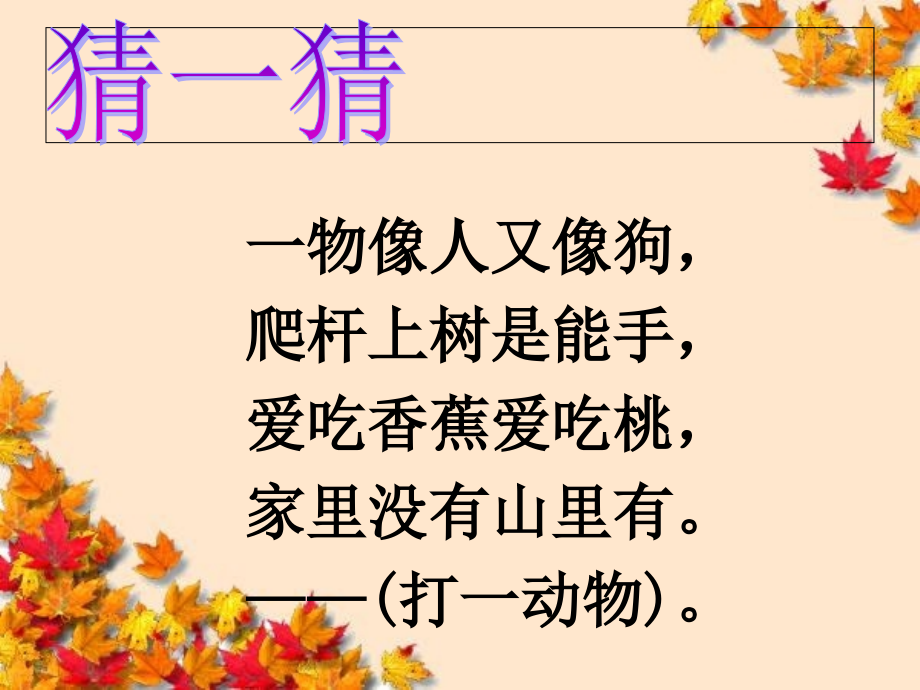 《小猴子下山》课件（11页）.ppt_第1页