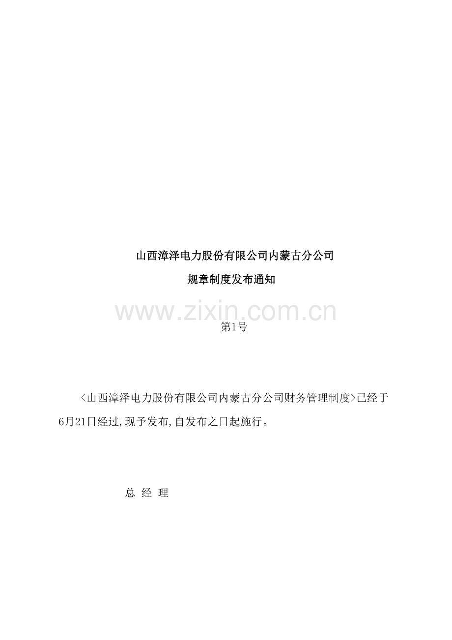电力公司内蒙古分公司财务管理制度.doc_第2页