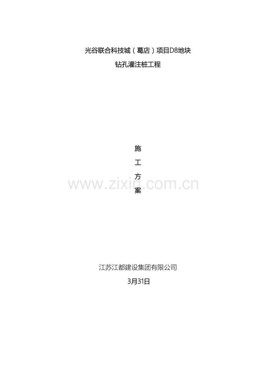 长螺旋钻孔灌注桩施工方案模板.doc_第2页