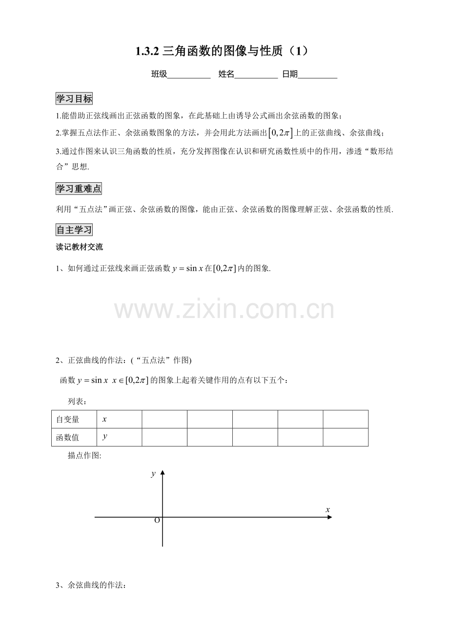 三角函数图像.doc_第1页