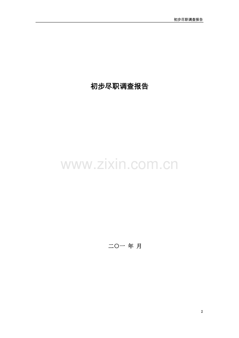 企业填写-企业初步尽职调查报告.doc_第2页