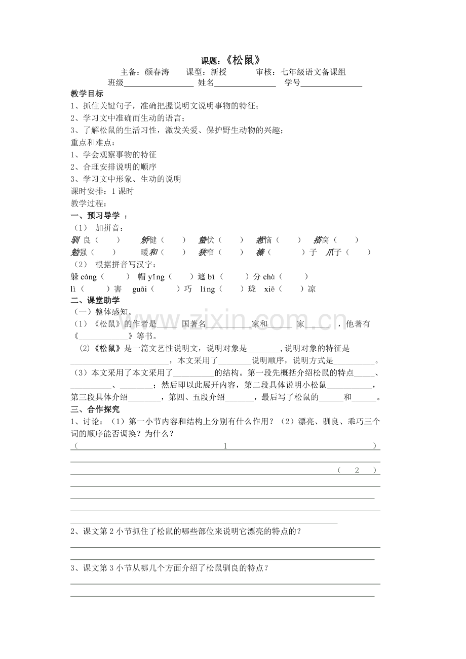 松鼠教案 (3).doc_第1页