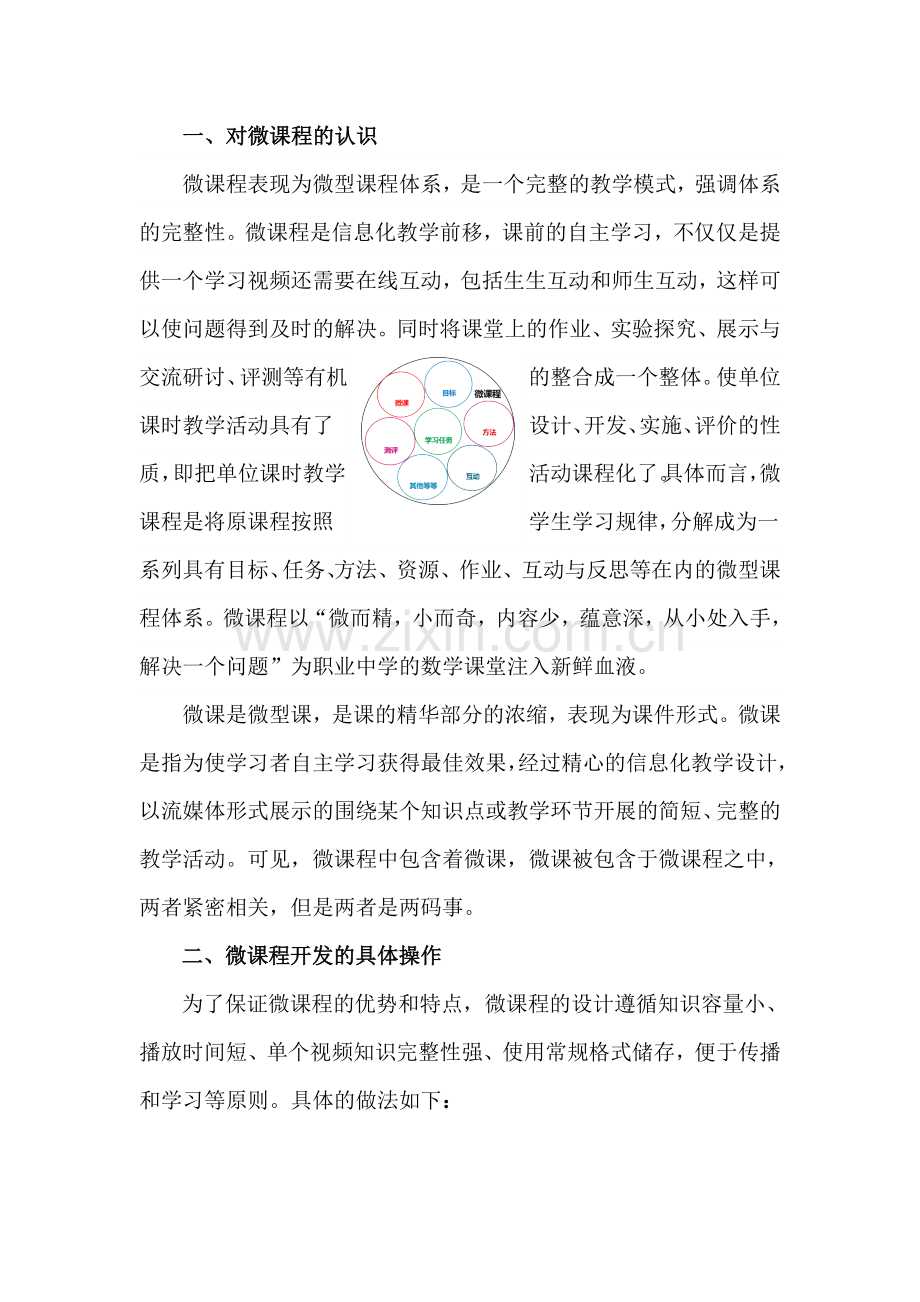 发表--浅谈职业中学数学微课程设计与构建.doc_第2页