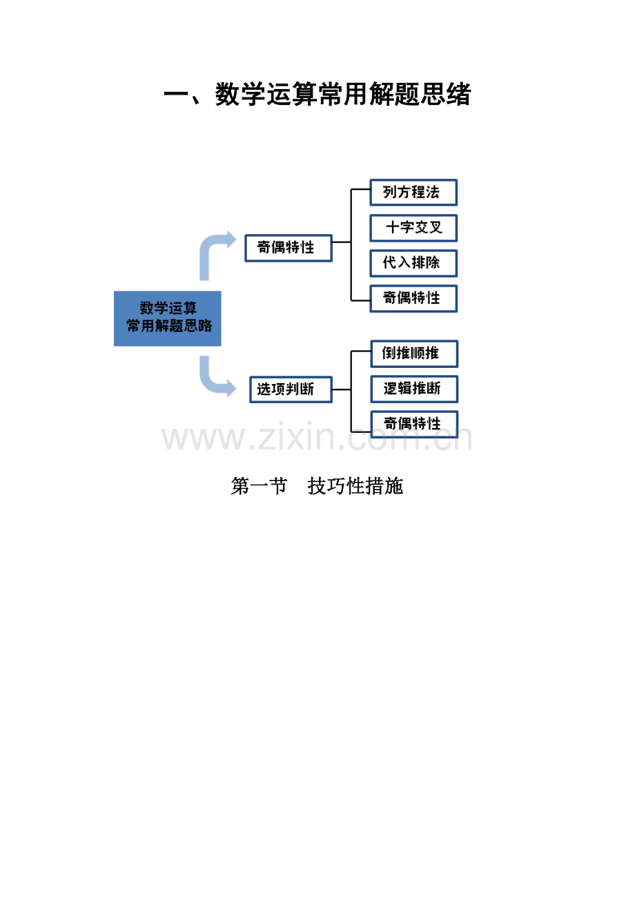 2023年公务员考试行测各种题型解题技巧汇编.doc_第1页