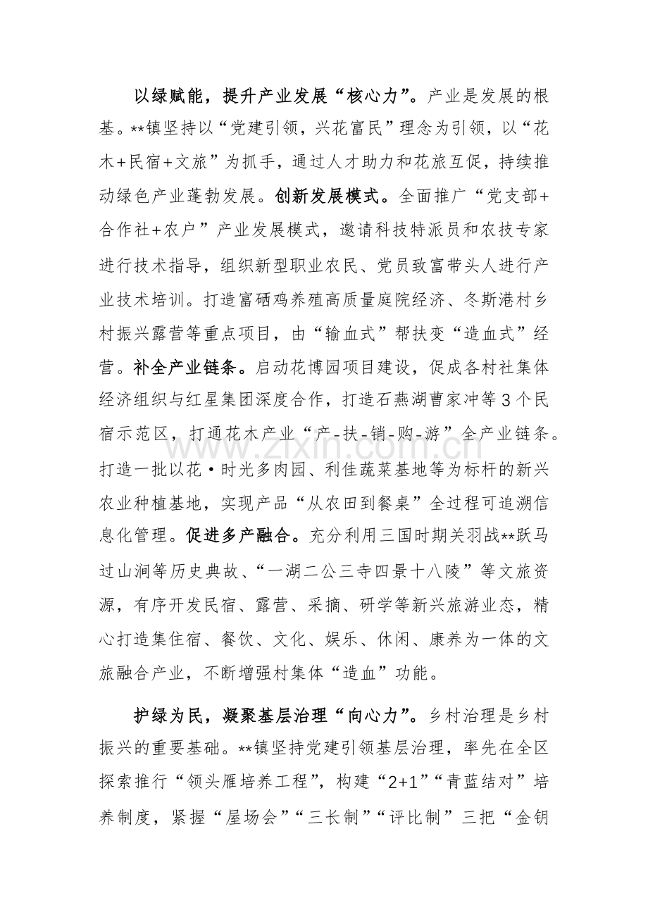 2024年绿美乡村工作部署推进会上的汇报发言范文.docx_第2页
