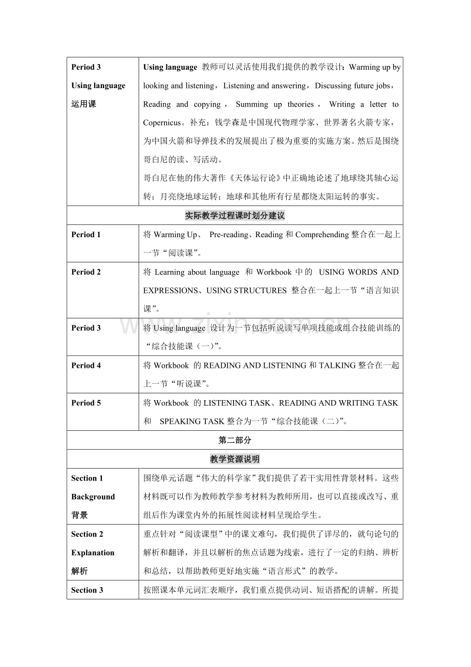 人教版高中英语必修5unit1教学设计.doc_第2页