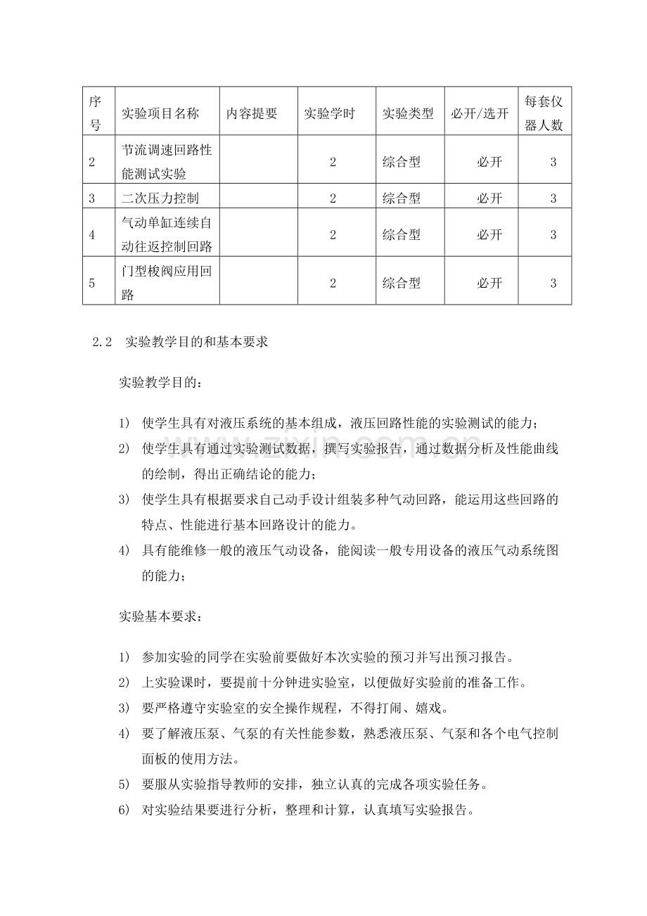液压与气动实验大纲终版.doc_第2页