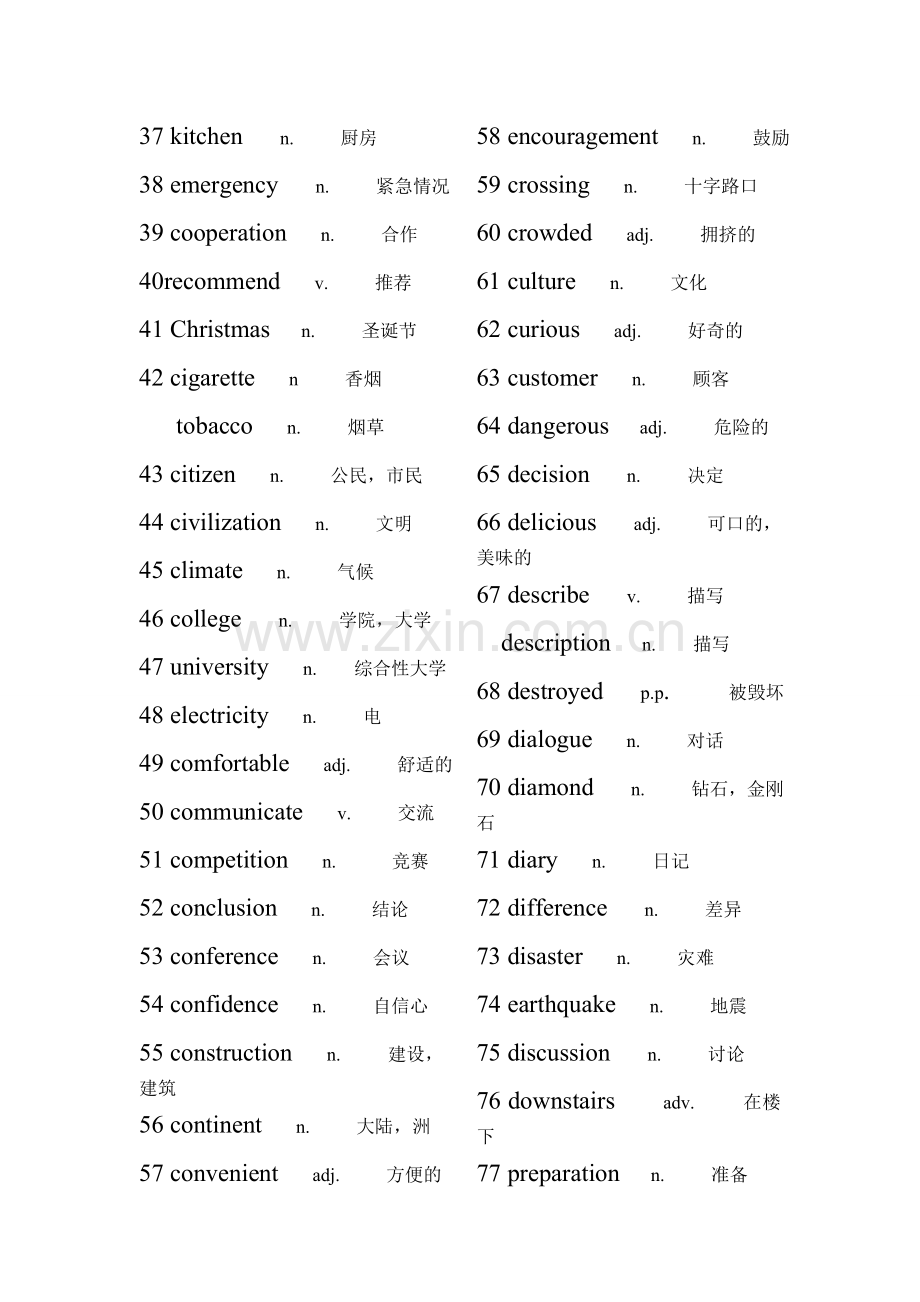 常用-发音特殊-较难拼写的单词.doc_第2页