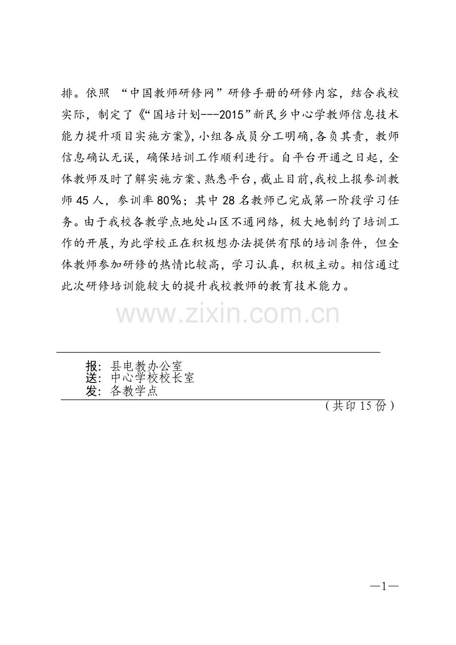 民和县新民乡中心学校简报(第一期).doc_第2页