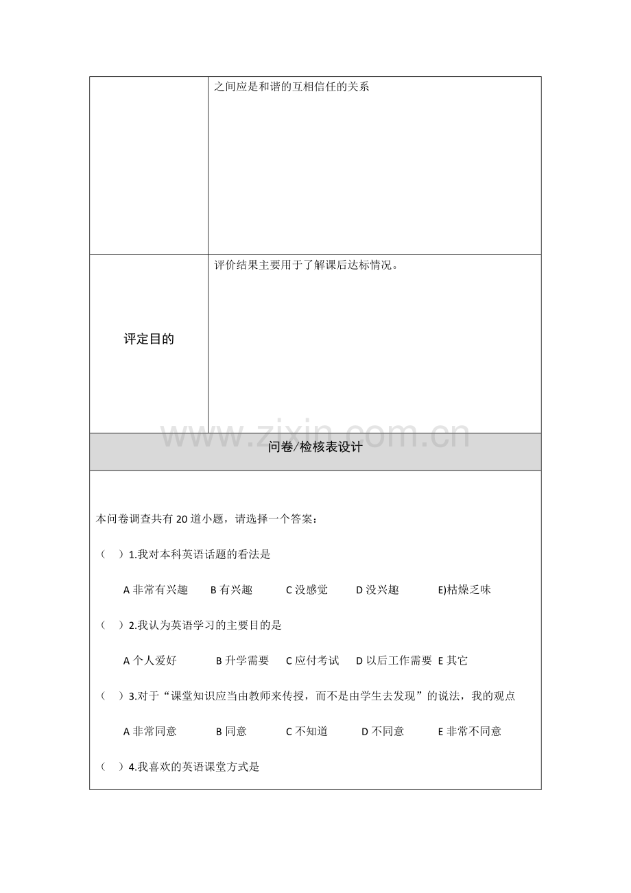 第五阶段【参考模板】行为态度评价问卷 (6).docx_第2页