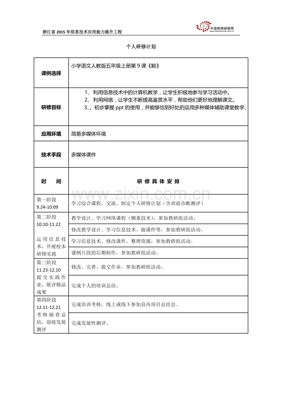 王丹研修计划.docx_第1页