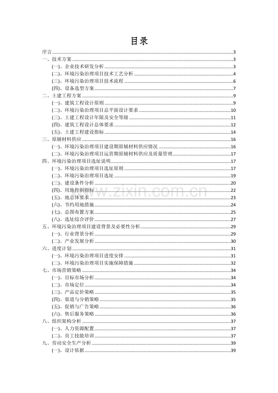 环境污染治理项目可行性分析报告.docx_第2页