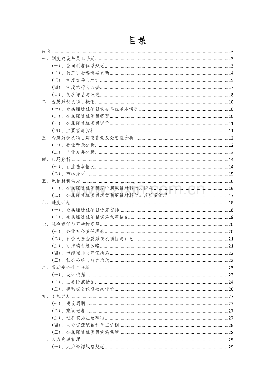 金属雕铣机项目可行性研究报告.docx_第2页