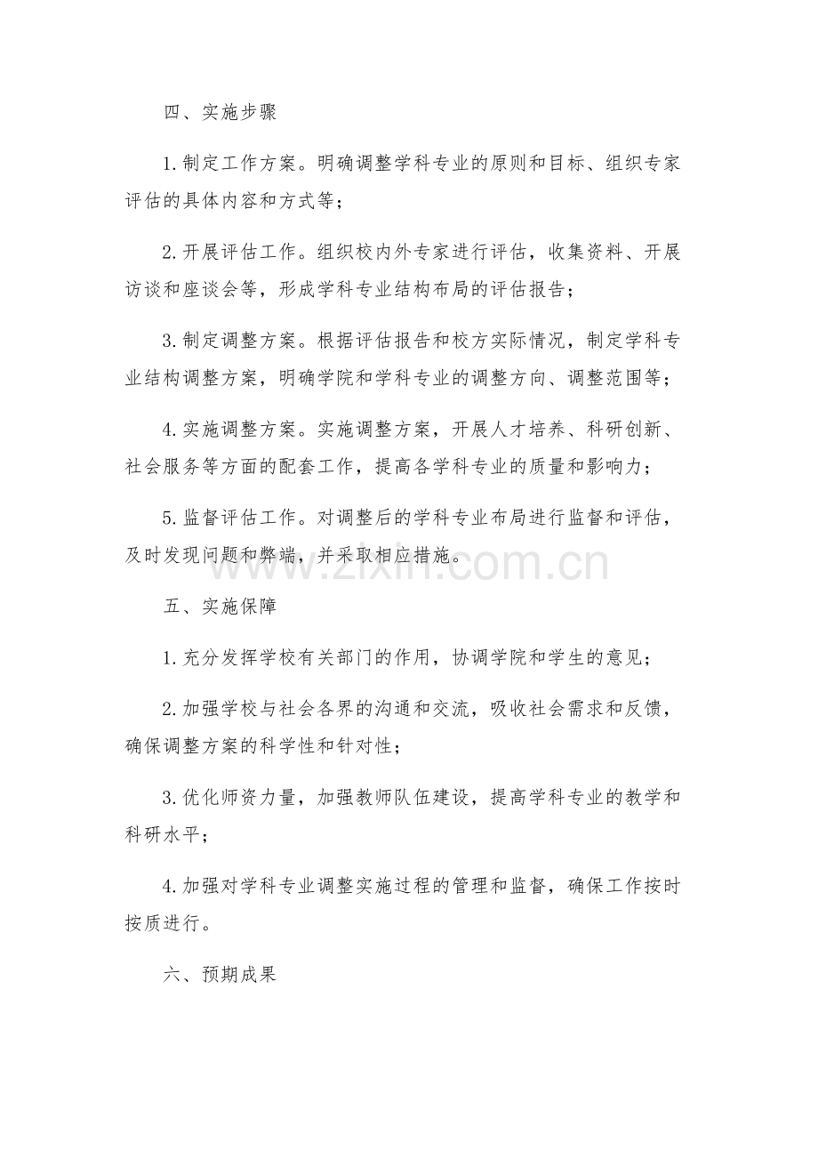 吉林大学学科专业结构布局优化调整工作总体方案.docx_第2页