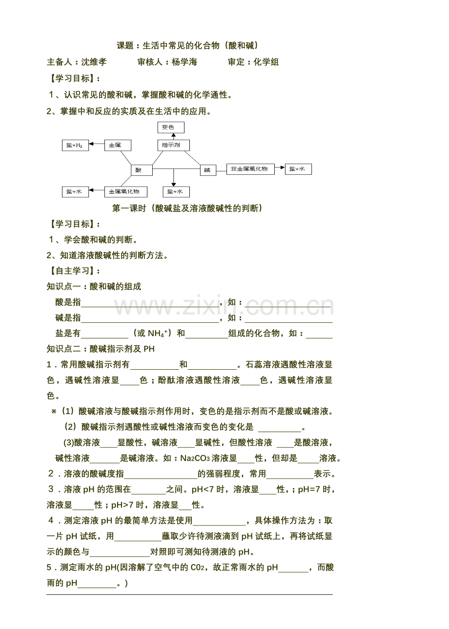 酸碱盐复习化学讲学稿---学生用.doc_第1页