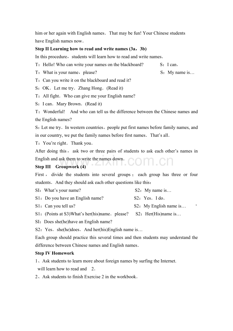 七上unit1,Period2.doc_第2页